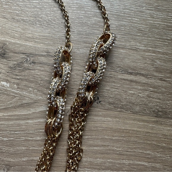 Mixed metal knotted chain necklace - Picture 2 of 4